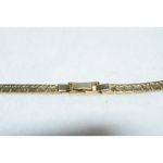 Unique Vintage Vintage Unique Chunky Box Link Gold Tone Box Clasp 22inch Necklace 1960's Photo 2