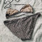 BCBGMAXAZRIA Maxazria triangle ruffle trimmed bikini set Photo 3