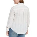 Style & Co . Womens‎ Plus Size Striped Shirt, Rainbow, 3X Photo 1