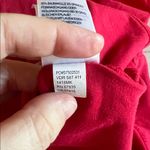 Nautica  VNeck Long Sleeve TShirt Red Size Large Photo 8