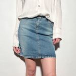 Paris Blues Vintage  Jean Skirt Photo 0
