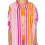 Beach Riot NWT Alexa Top in Sunset Stripes size L/XL Photo 0