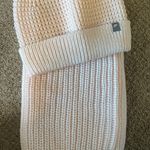 Fabletics NWOT Light Pink  Beanie & Infinity Scarf Photo 0