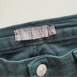 Just USA  Hunter Green Stretch Skinny Jeans size 30 Photo 3