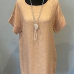 Ellison Elegant light tan Short Sleeve Dress sheath style new with tags small Photo 0