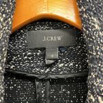 J.Crew Black & White Boucle Tweed Full Zip Blazer Jacket 2 Photo 2