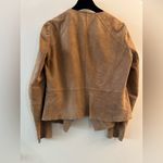 Mango MNG  Genuine Brown Suede Jacket Small Photo 6