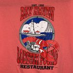 Vintage Bay Haven Lobster Pound Restaurant Graphic Tee Maine Seafood T Photo 3