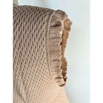 Endless Rose  Bodycon Midi Taupe Sweater Dress Lace-up Back Sz Large Photo 8