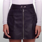 Free People Pleather Mini Skirt Photo 0