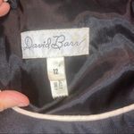 Vintage 60s Style David Barr Black and White Pleated Skirt Sleeveless Dress Photo 5