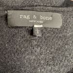 Rag and Bone Dark Charcoal Gray Wool Blend Neutral Knit Pullover Crewneck Sweater Photo 7