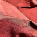 Amsale A Line Bridesmaid Mini Dress Satin V Neck Prom Pintucked Garnet 10 NWT Red Photo 3