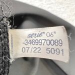 Aerie  Crop Leggings High Waisted Stretch Athletic Black Size‎ 06 Running Gym Photo 3