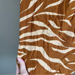 Anthropologie ✨  Maeve Windham Tiger Striped Henley Top Small Photo 6