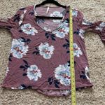My Story  Women’s Medium Floral Ruffled Sleeve Blouse Boho Top Photo 4