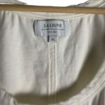 La Ligne Andie Belted White Sleeveless Scoop Neck Cotton Midi Dress Size XL Photo 6