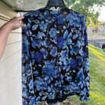 Morgan Taylor Women's V-Neck Floral Blouse 1X Photo 1