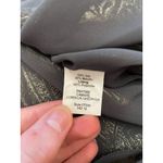 J.Crew J. Crew Cate Gold Jacquard Metallic Silk Paisley Print Top Size 2 Photo 5