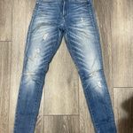 G-star Raw  Womens Ultra High Rise Super Skinny Ripped Jeans Pants Size 26 Photo 0