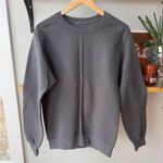 Fruit of the Loom Vintage  Charcoal Gray Cotton Crewneck Sweatshirt Size Small Photo 6