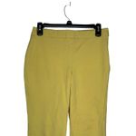 Talbots Women Pants Chatham Ankle Side Zip Stretch Back Pockets Yellow 2Petites Photo 3