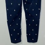 Talbots Weekend Chino Capri Pant Navy Sailboat Embroidery Nautical Women’s 12 P Photo 5