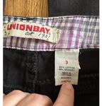 Unionbay  Vtg Black Low Rise Wide Leg Chinos Size 3 Photo 2