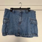 Abercrombie & Fitch  Cargo Pocket Denim Mini Skirt Photo 2