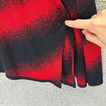 Ming Wang Long Sleeve Sweater Cardigan Collared Rhinestone Black Red Women's 3XL Photo 3