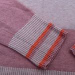 J.Crew Striped turtleneck sweater in Supersoft yarn (Sz L) Pink & Orange Photo 3