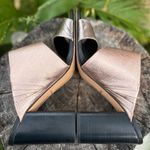 Dolce Vita Two Toned Metallic Mule Heels Size 8 Photo 4
