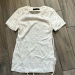 Lavish Lice Lavish Alice ivory tie back short sleeve top Photo 1