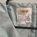 Talbots Vintage  Petites Light Blue Embroidered 100% Silk Dress | Flowers Size 8 Photo 1