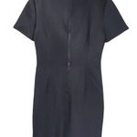 Sachin + Babi Houndstooth Panel Cap Sleeve Sheath Dress in Black/White Photo 3