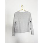 Anthropologie  Maeve Best In Show Dog Sweatshirt Size XS Grey Preppy Quirky Photo 12
