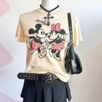 Disney  Minnie & Mickie T Shirt,‎ Baby Tee, , Retro, XS, Kawaii Photo 0