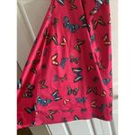 Steve Madden Y2K Medium Hot Pink Satin Butterfly Slip Dress Photo 1