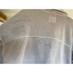 Abercrombie & Fitch Abercrombie Fitch Garment Dyed Cropped Jacket L Buttery Soft Gray Streetwear Photo 6