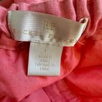 Rachel Parcell Rachel Parcel Linen Coral Pink Eyelet Button Midi Skirt Large Beachy Romantic Photo 5