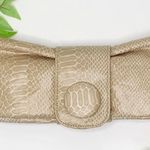 Samoe Bowtie Snakeskin Looking Clutch / Crossbody Photo 0