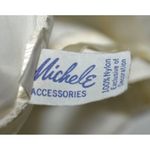 Vintage Michele Ladies Maxi White Slip Crinoline Petticoat Size 6 8 Tulle Nylon Photo 3