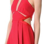 Three Floor Poppy Cocktail Dress with Cutouts Photo 3