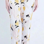 Heidi Klein Honolulu Woven Harem Trousers Drawstring Elastic Waist Size Small Yellow Photo 0