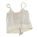 Jarbo off white sheer low cut tank Size M Photo 1