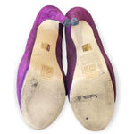 MADONNA Truth Or Dare Langlade Purple Suede Platform Heels Size 5.5 Photo 5