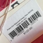 Pitusa Pink Polka Dot Babydoll Mini Dress Puff Sleeves Open Back Size Small NWT Photo 12