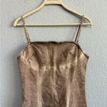 Cherie Los Angeles Cargo Mini Dress Size Large EUC Tan Photo 1