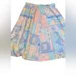 Vintage Alfred Dunner Midi Skirt Pleated Pastel with Pockets Women’s Size 16 Pink Photo 1