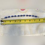 Cute Beaded Blue Bracelet with Clasp. Dimensions in photos. Photo 2